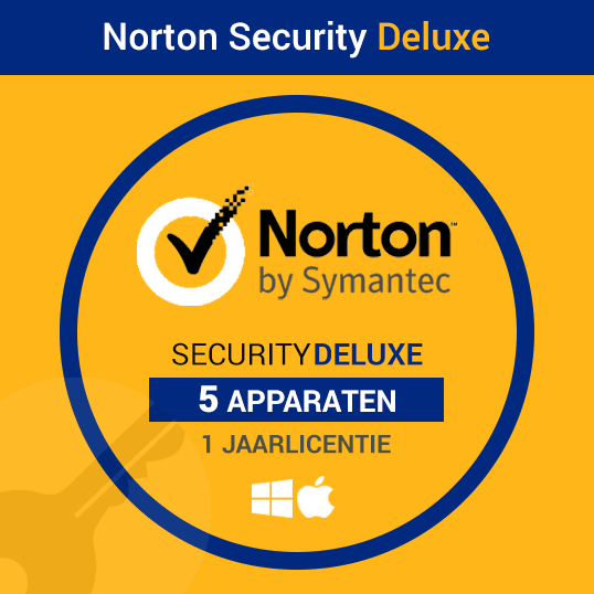 Norton Security Deluxe 5 Apparaten 1 Jaar