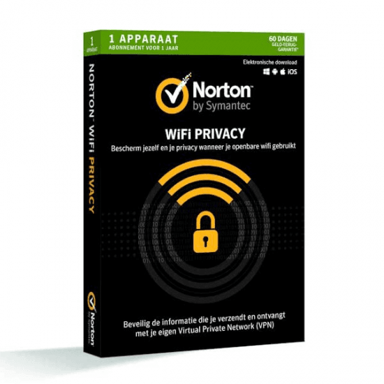 Norton Wifi Privacy 1 Apparaat 1 Jaar